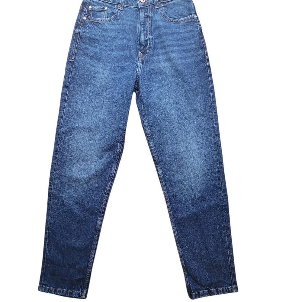 Zara Straight Leg Jeans Size 4 - Picture 2 of 7